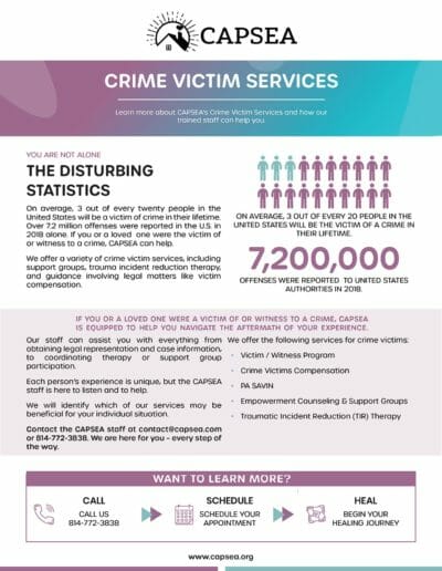 Nonprofit Victim Services Information Statistics Pennsylvania