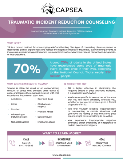 Nonprofit Trauma Therapy Statistics Information Pennsylvania